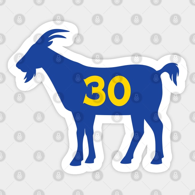 GS GOAT - 30 - White Sticker by KFig21